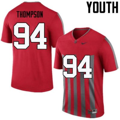 NCAA Ohio State Buckeyes Youth #94 Dylan Thompson Throwback Nike Football College Jersey KAD4245EL